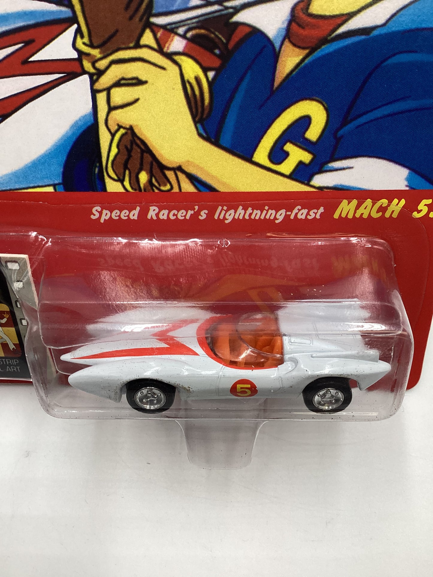 Johnny Lightning Speed Racer CEL #4 Speed Racer Mach 5 White 186B