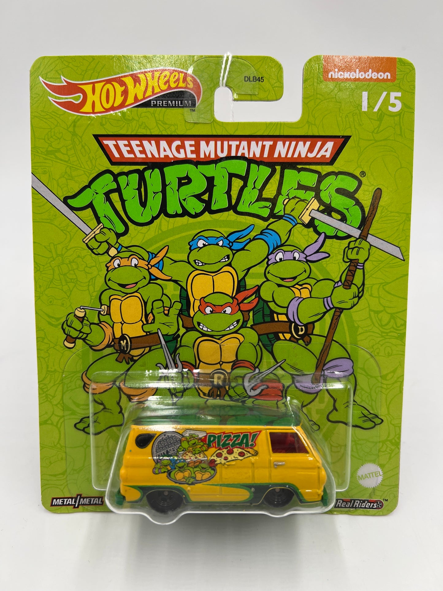 2022 Hot Wheels Nickelodeon #1 TMNT 66 Dodge A100 Yellow 258H