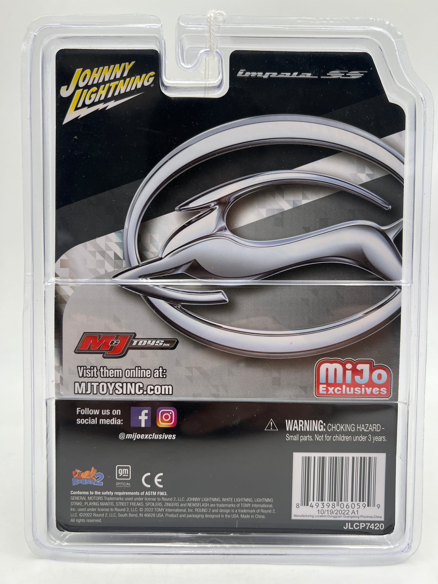 Johnny Lightning White Lightning CHASE MiJo Exclusive 1996 Chevrolet Impala SS VHTF