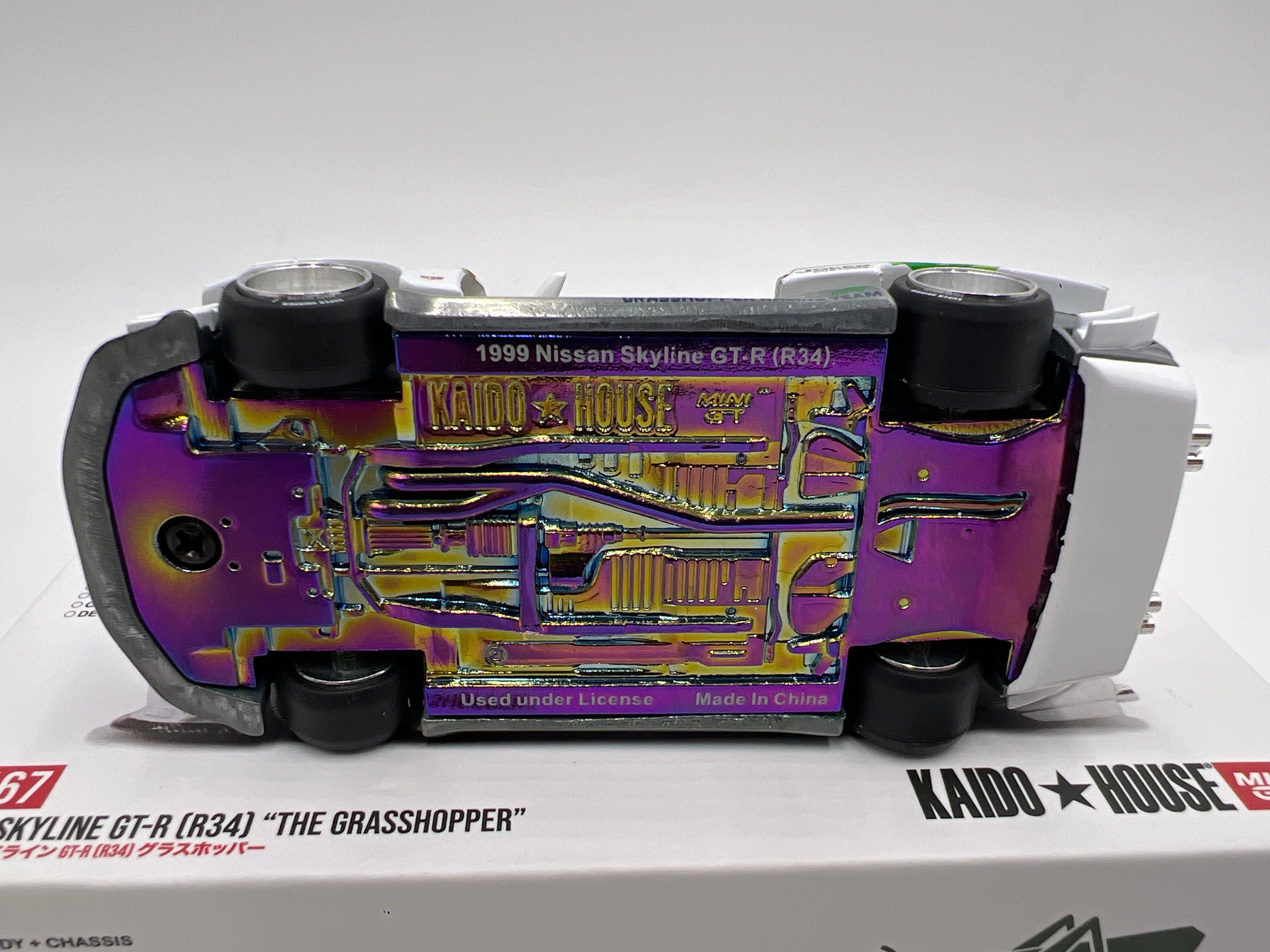 Mini GT Kaido House x Tamiya Collab #167 CHASE Nissan Skyline GT-R