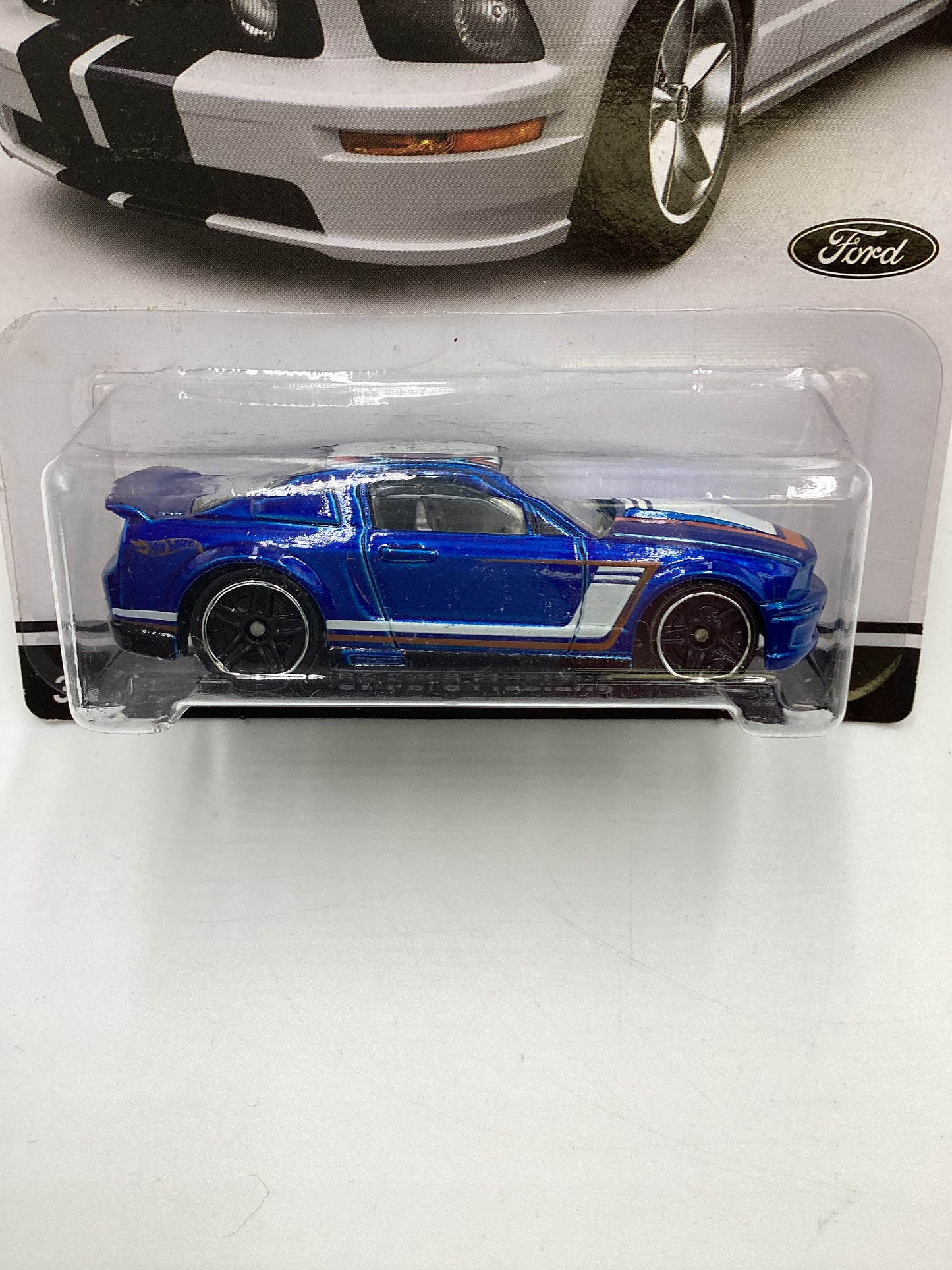 Hot Wheels Mustang 50 Years #6 07 Ford Mustang Blue 154E
