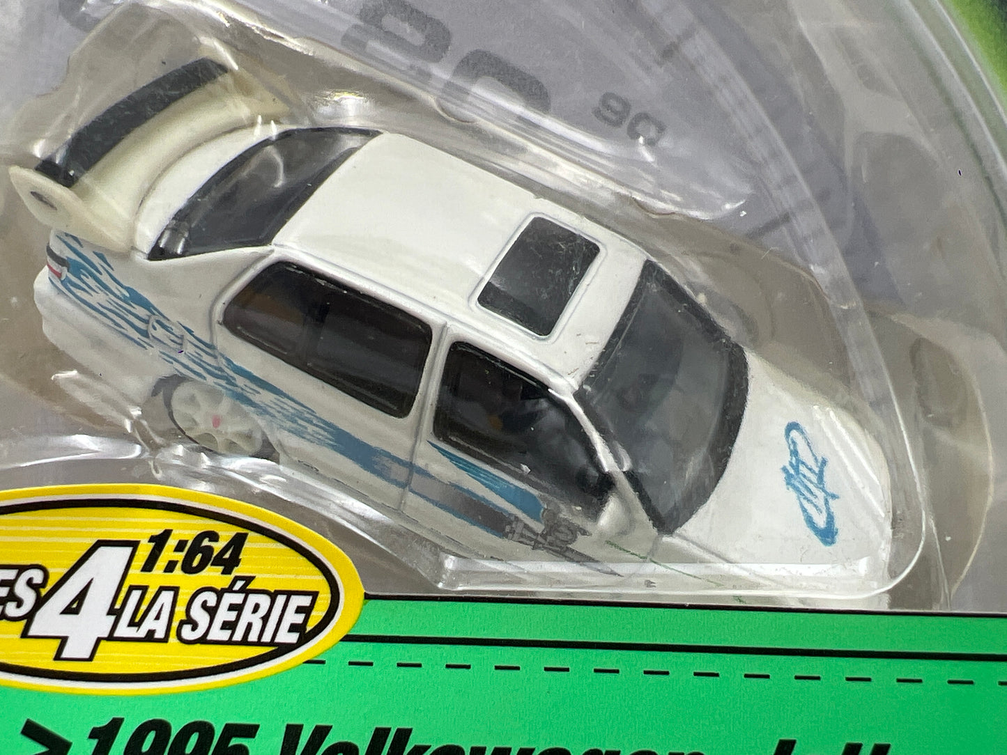 Racing Champions Fast & Furious Series 4 1995 Volkswagen Jetta White Bad Card