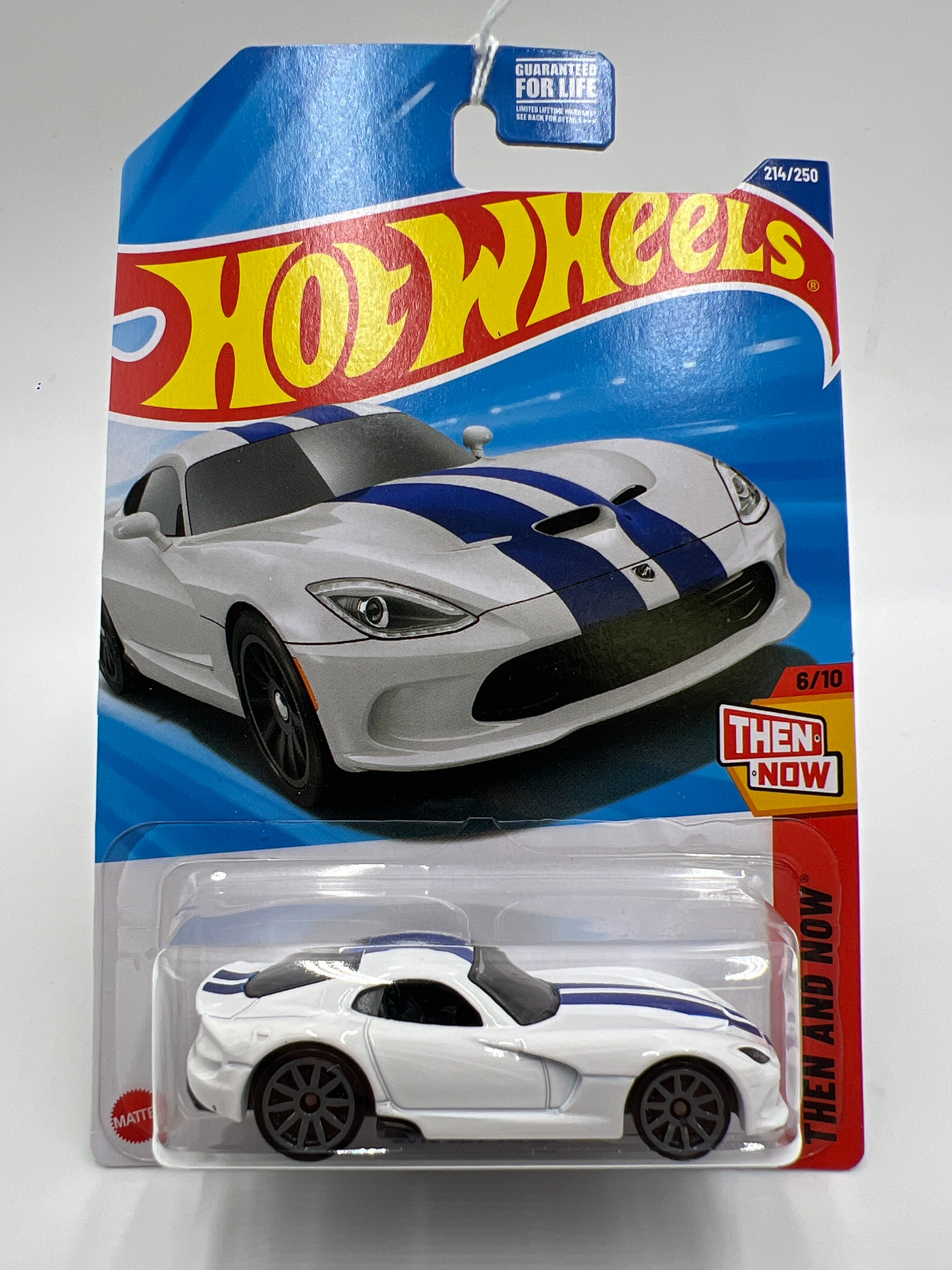2025 Hot Wheels L Case Then And Now #214 2013 SRT Viper White 53B