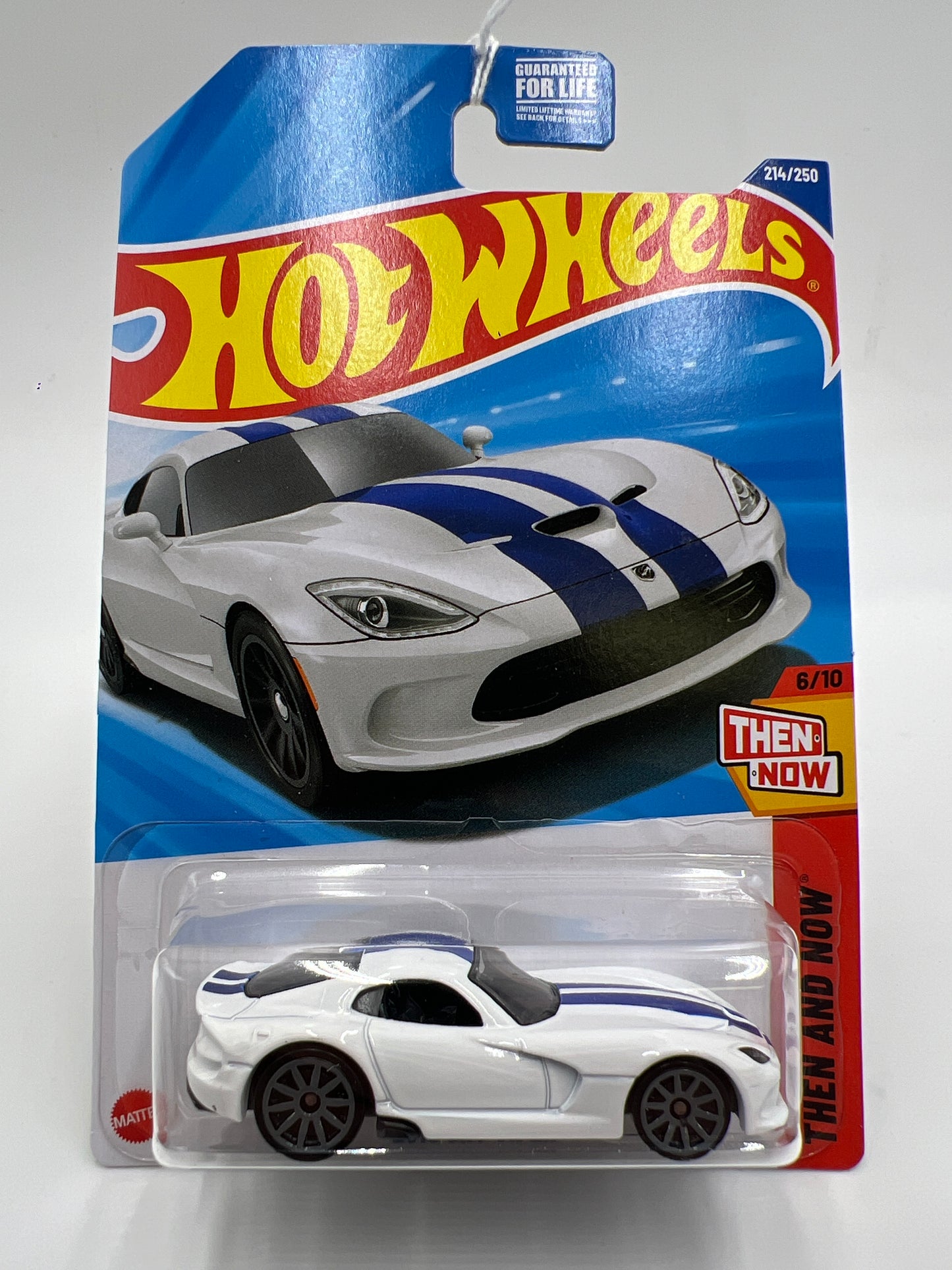 2025 Hot Wheels L Case Then And Now #214 2013 SRT Viper White 53B