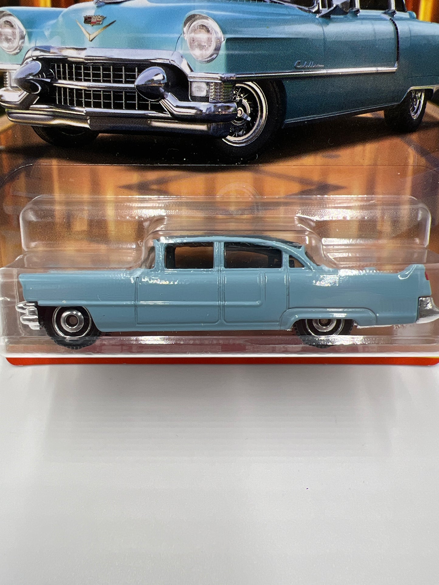 Matchbox Cadillac Series #9 55 Cadillac Fleetwood Light Blue 164E