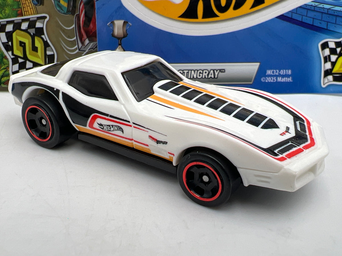 2026 Hot Wheels Mystery Models Series 2 #2 CHASE Corvette Stingray White