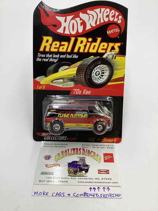 Hot Wheels Real Riders RLC Low #140/11000 Series 4 1/6 70s Van W/Protector