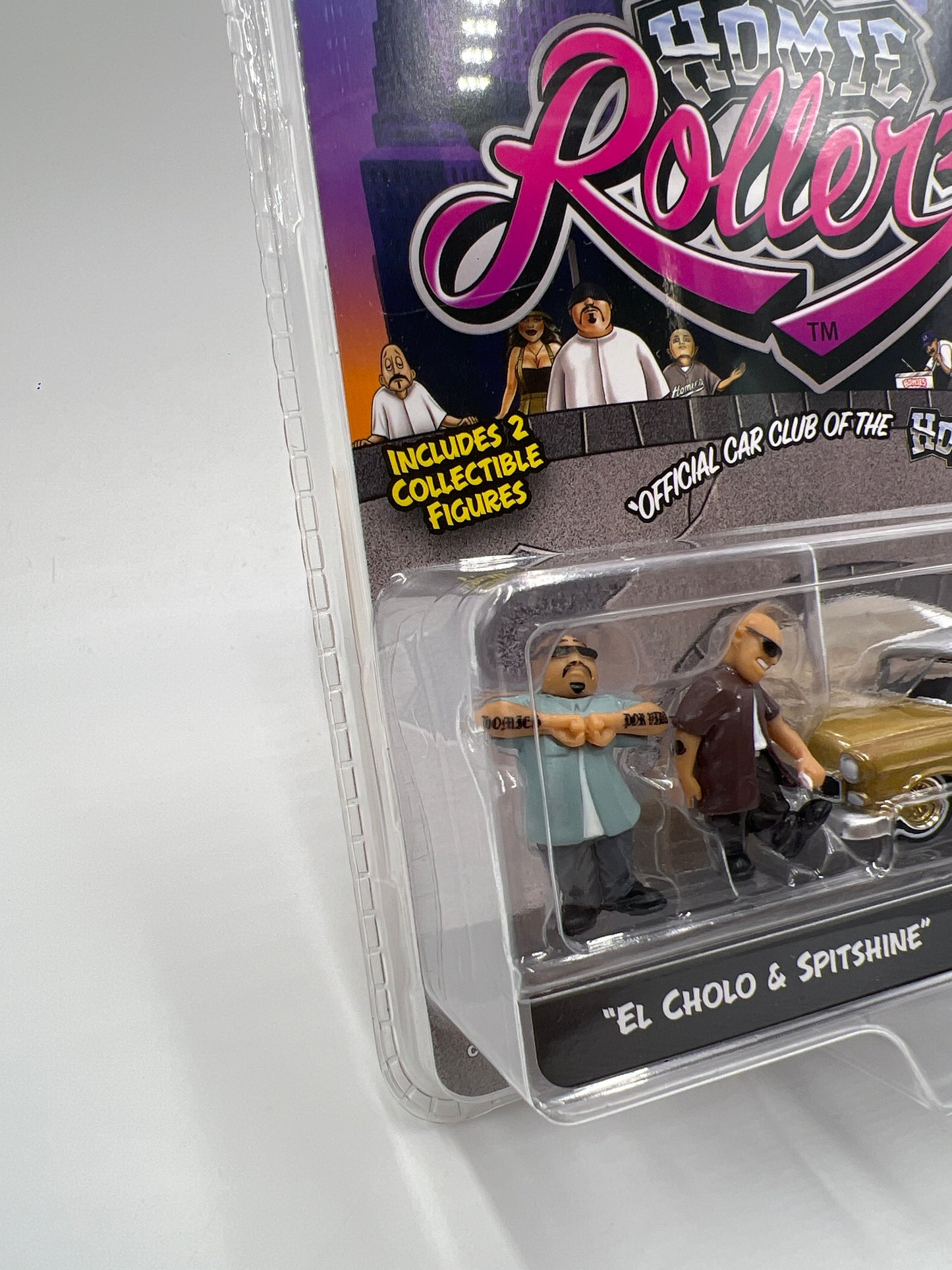 Greenlight x DGA Homie Rollerz CHASE 55 Chevy Bel Air Gold & El Cholo/Spitshine