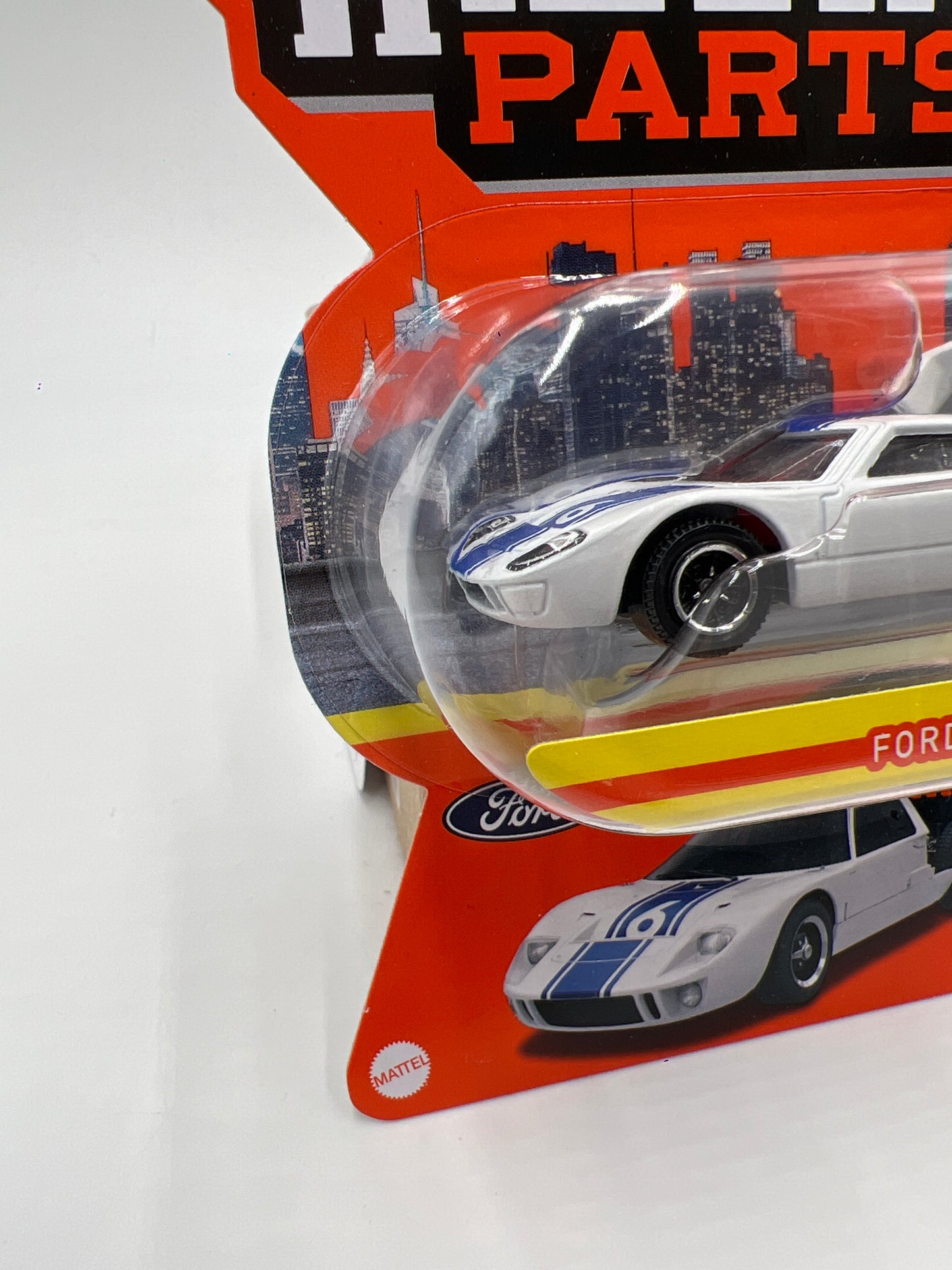 Matchbox Moving Parts #7 Ford GT40 White 163D