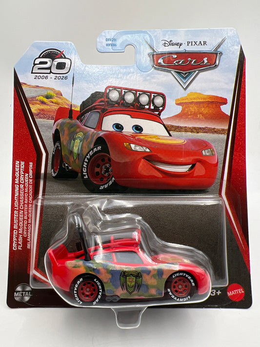 2026 Disney Pixar Cars 20 Years Cryptid Buster Lightning McQueen 142D