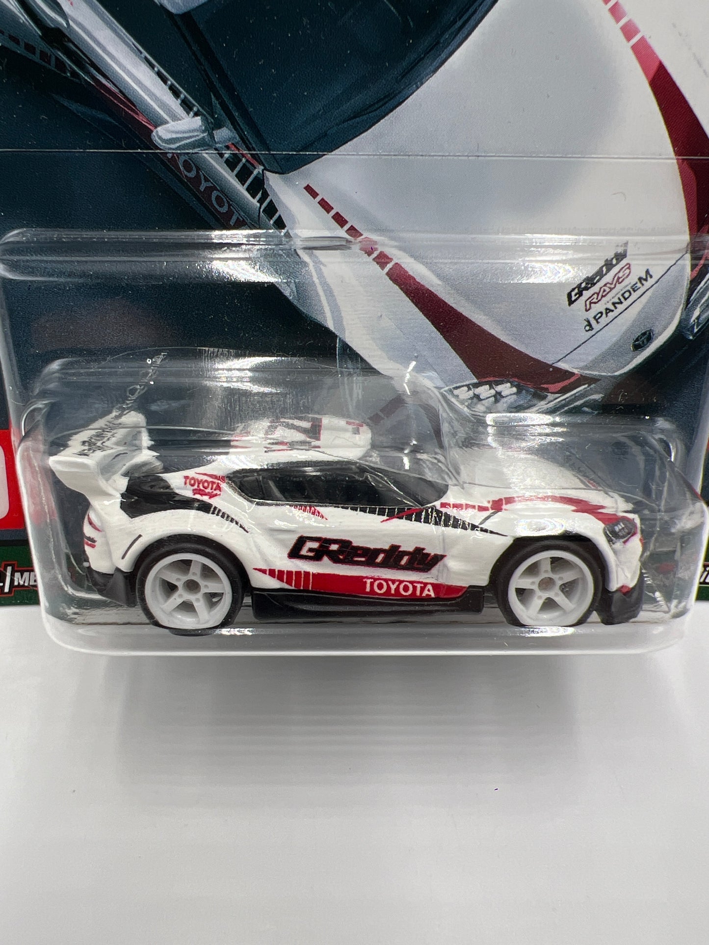 Hot Wheels Premium Slide Street #2 20 Toyota GR Supra White GReddy