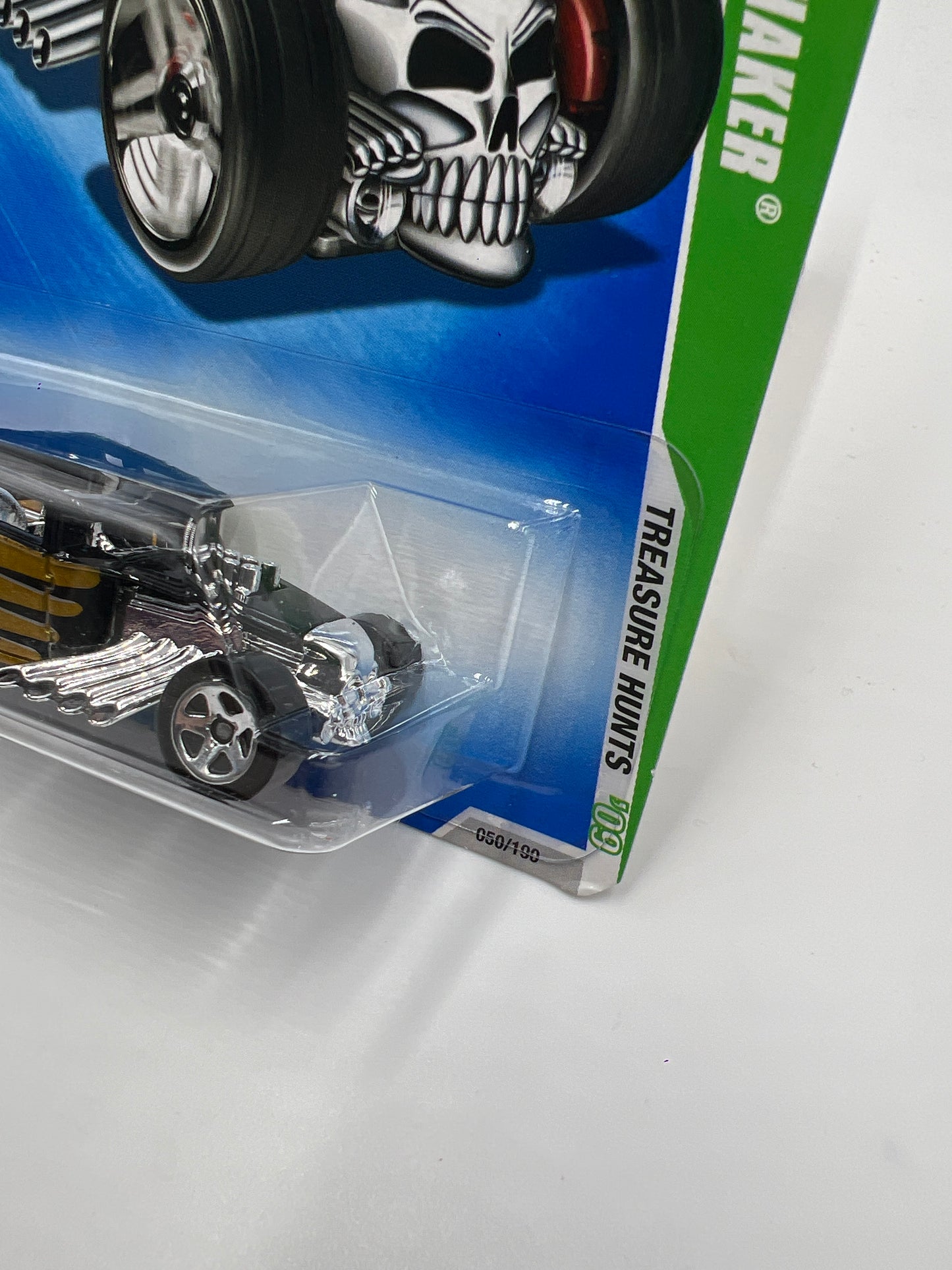 2009 Hot Wheels Treasure Hunts #50 Bone Shaker Gold/Black