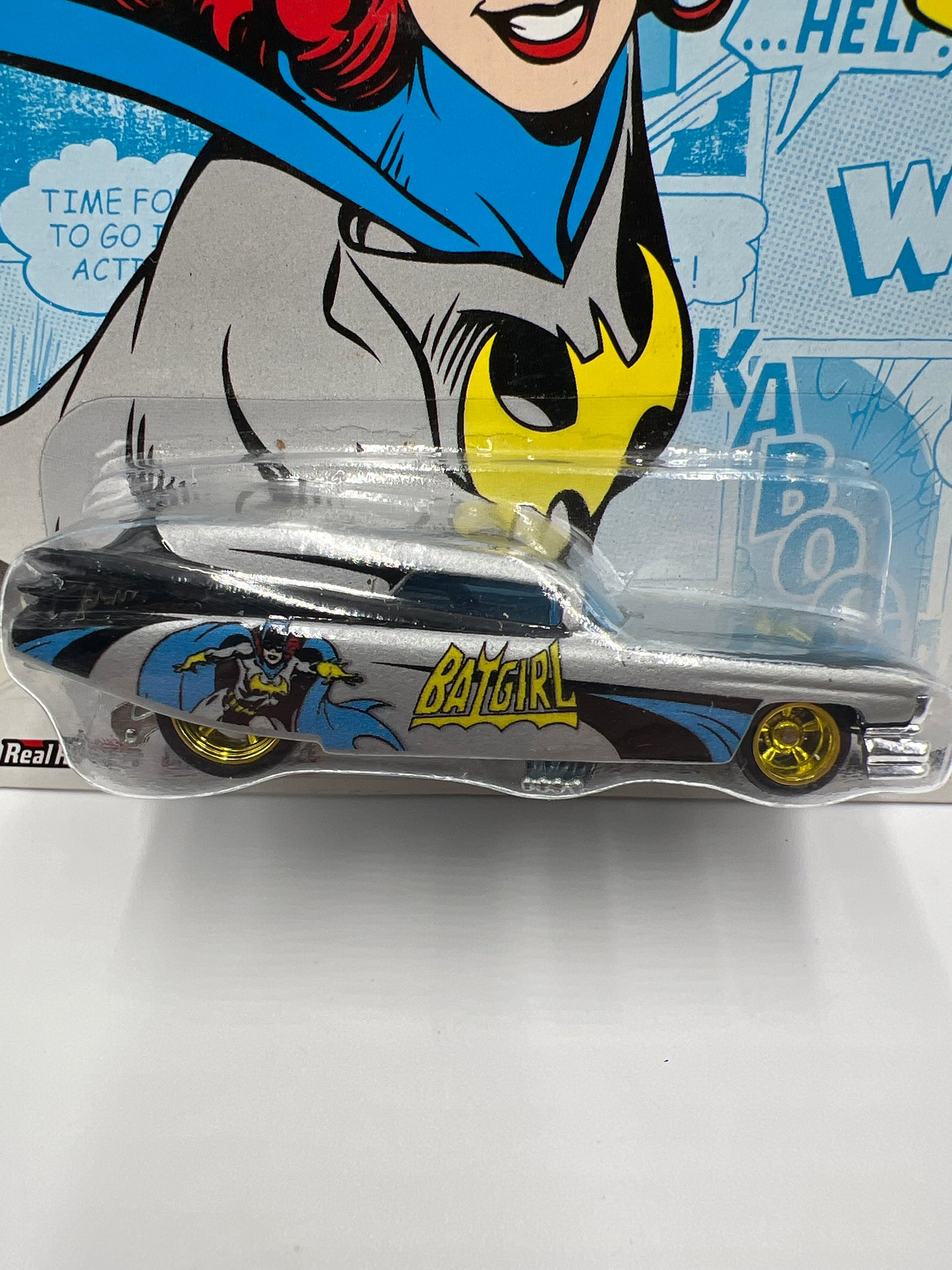 Hot Wheels Pop Culture Premium DC Comics Batgirl 59 Cadillac Funny Car 271D