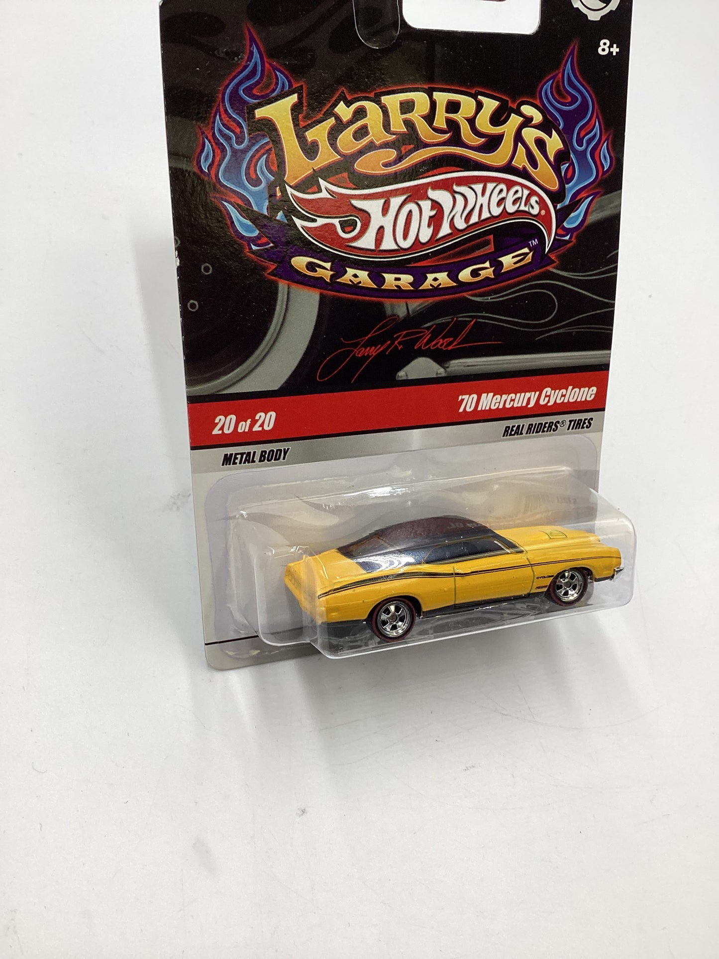 Hot Wheels Premium Larrys Garage #20 70 Mercury Cyclone Yellow 245K