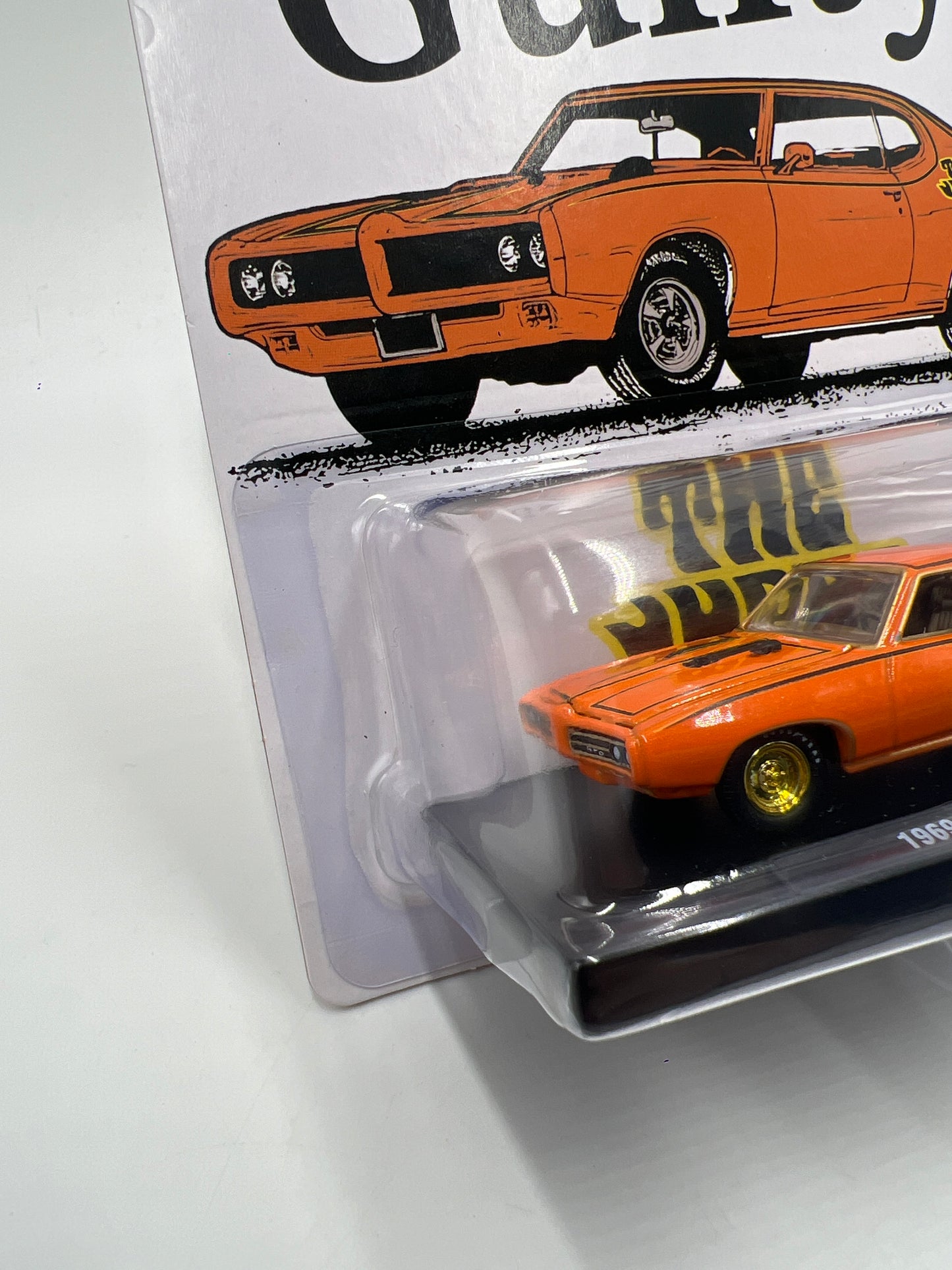 M2 Machines Auto-Drivers CHASE 1969 Pontiac GTO Judge Orange R127