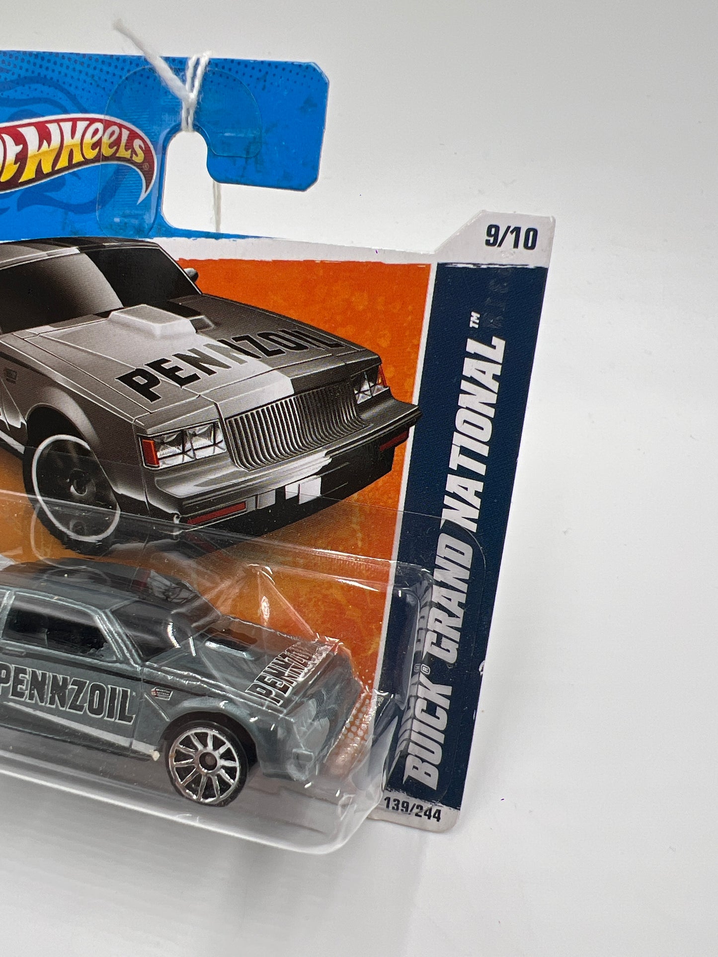 2011 Hot Wheels Short Card Performance #139 Buick Grand National Gray Pennzoil