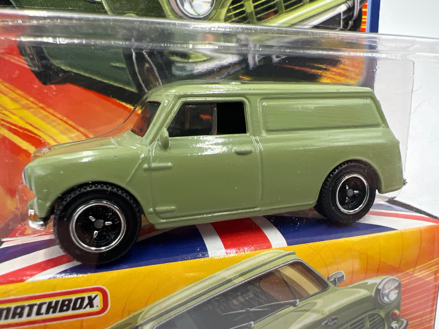 Matchbox Best Of British #9 65 Austin Mini Van Green 173E