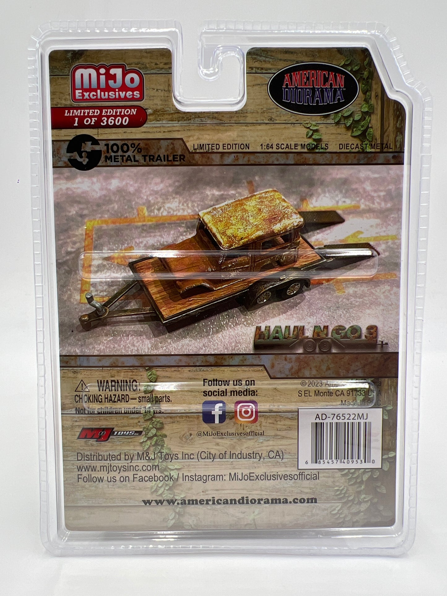 American Diorama MiJo Exclusives 1/3600 Haul N Go 3