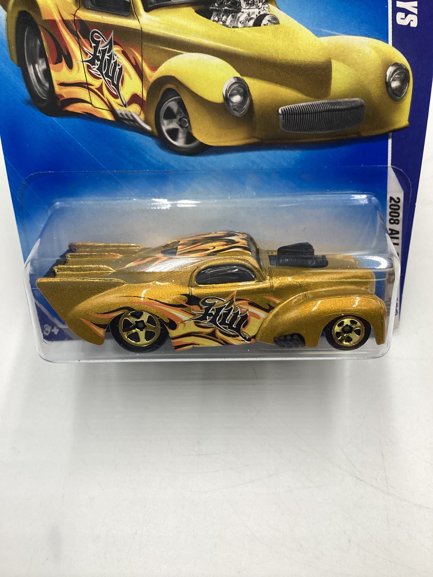 2008 Hot Wheels All Stars #61 41 Willy’s Gold