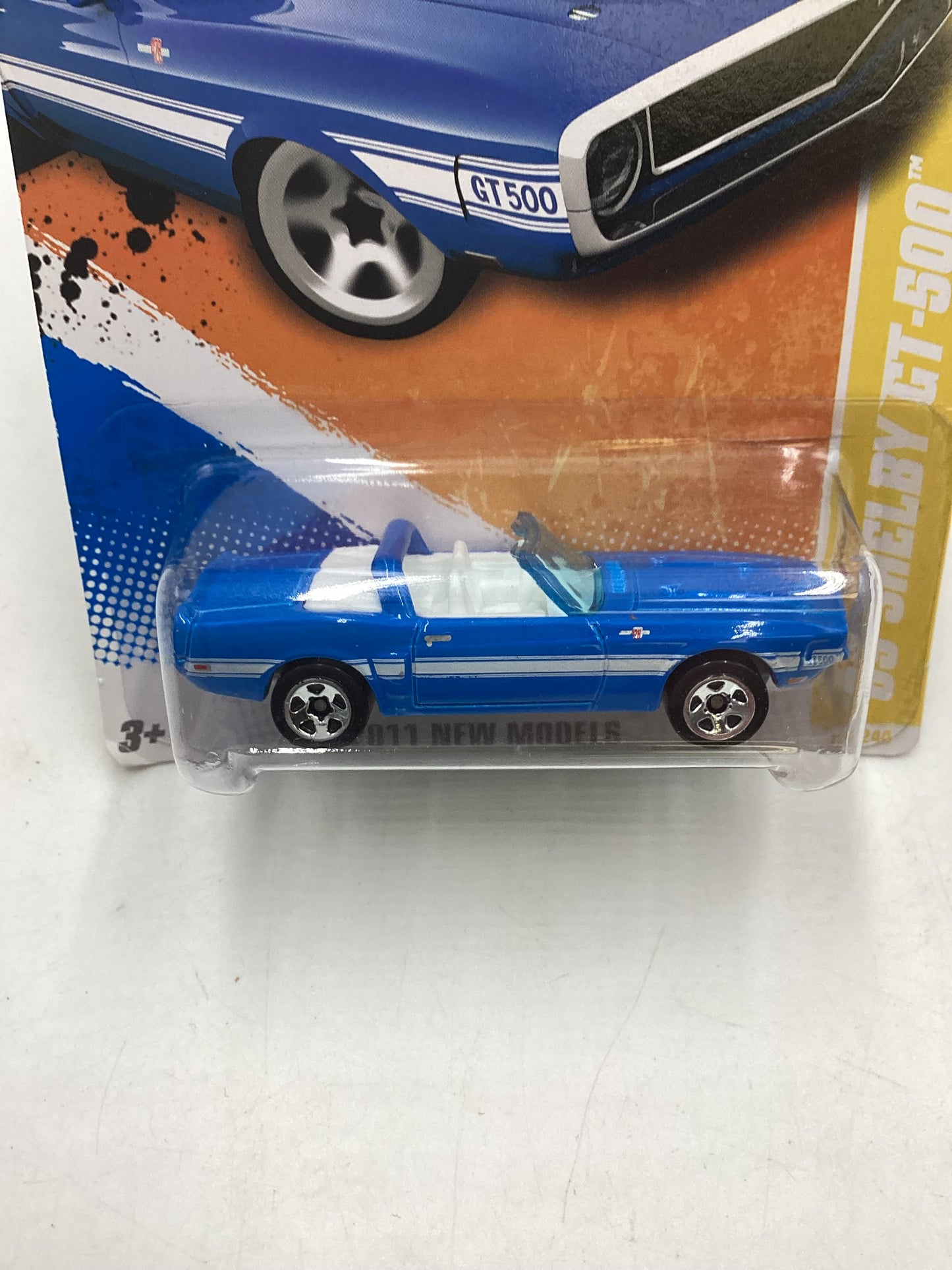 2011 Hot Wheels #21 69 Shelby GT-500 Blue Alt Card 23H