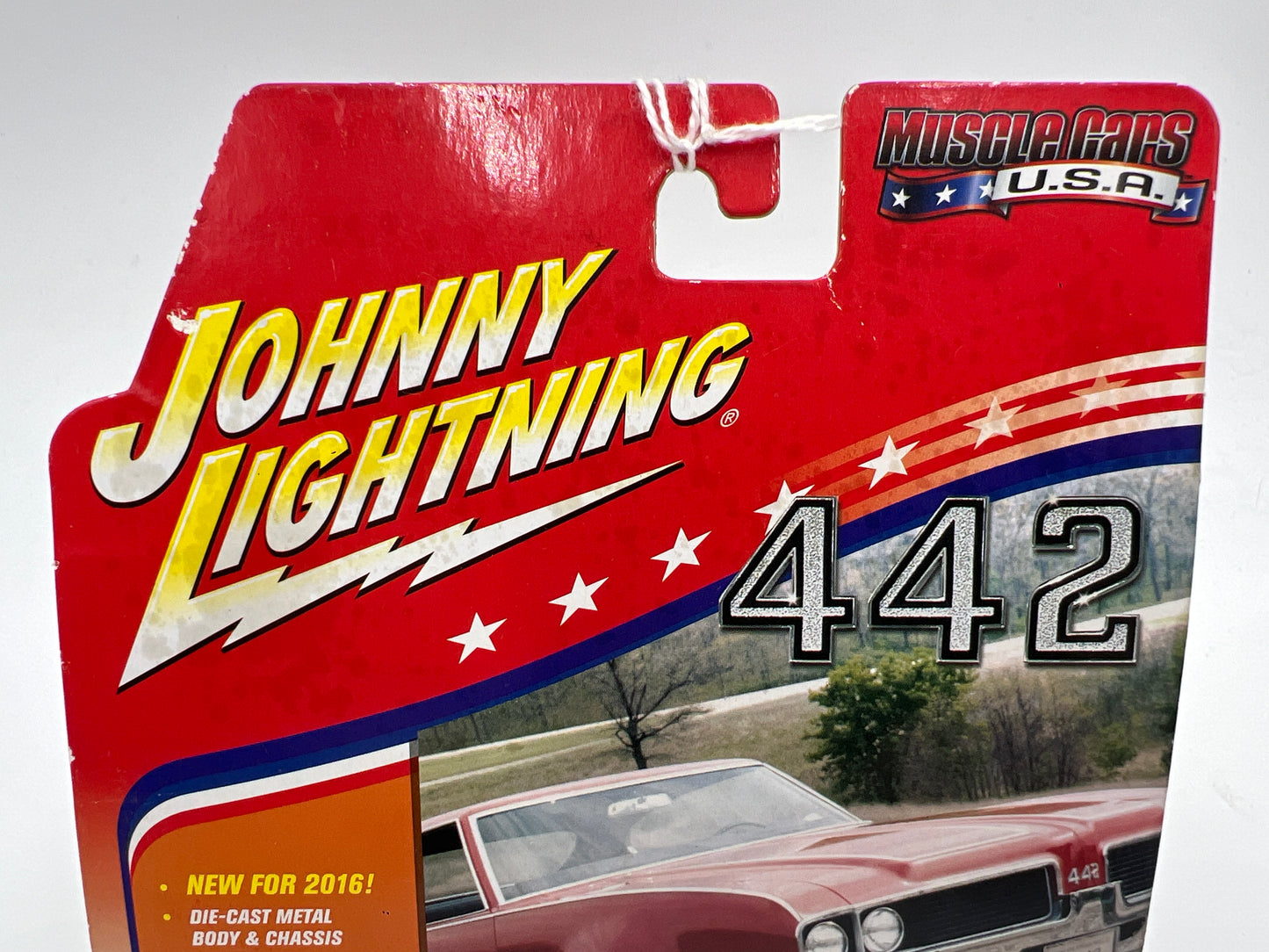 Johnny Lightning Muscle Cars USA #12 Release 2 Version D 1/1836 1969 Olds Cutlass 442 Silver VHTF