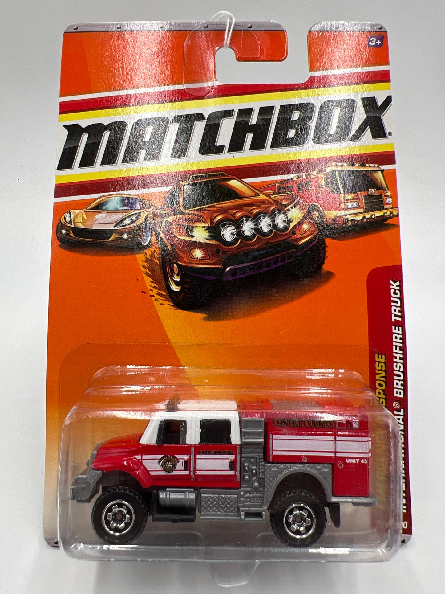 Matchbox Emergency Response #52 International Brushfire Truck Red 216J