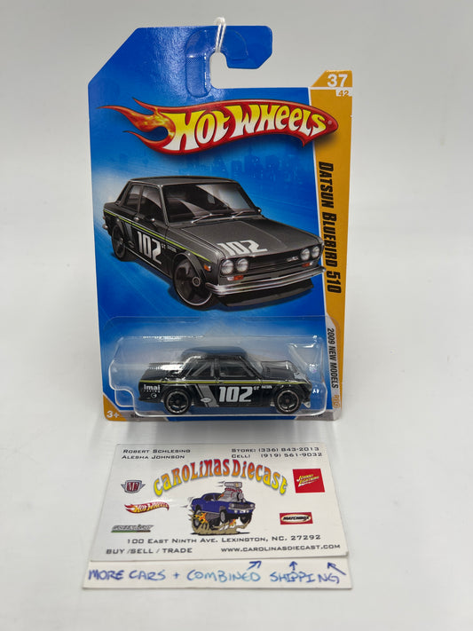 2009 Hot Wheels New Models #37 Datsun Bluebird 510 Black SR