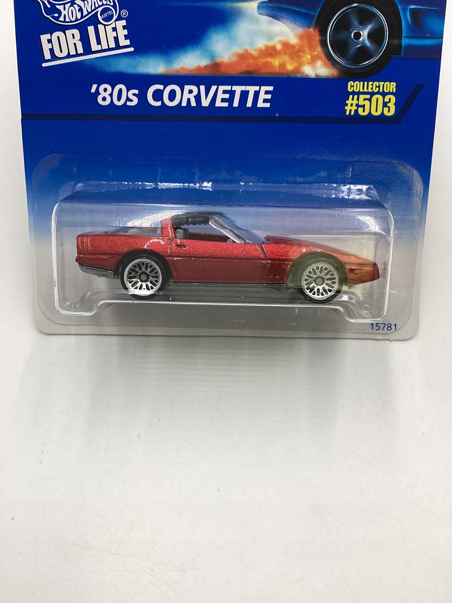 1995 Hot Wheels #503 80’s Corvette Red 2C