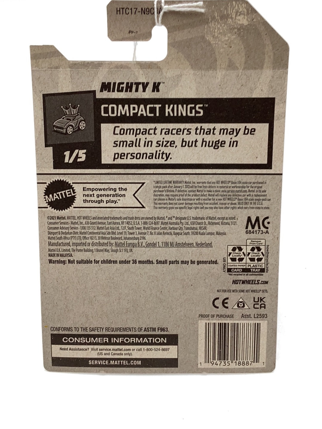 2024 Hot Wheels #21 Mighty K 57H