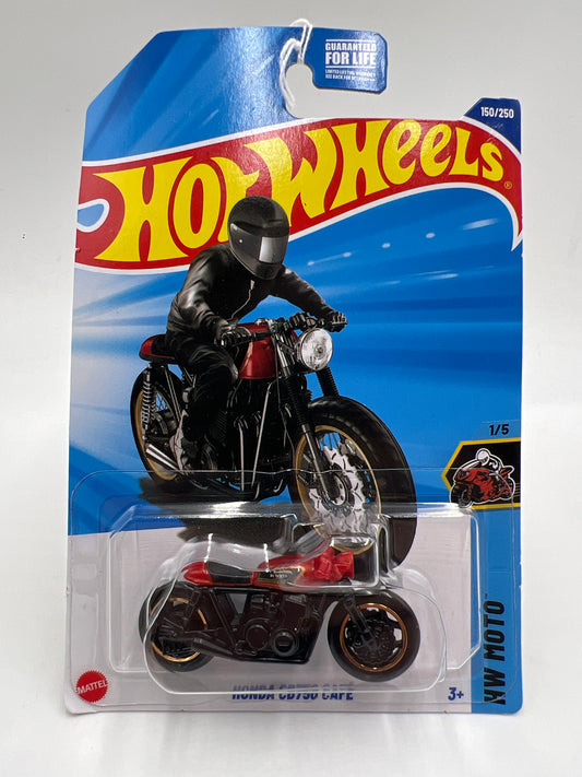 2025 Hot Wheels HW Moto #150 Honda CB750 Cafe Red/Black 76i