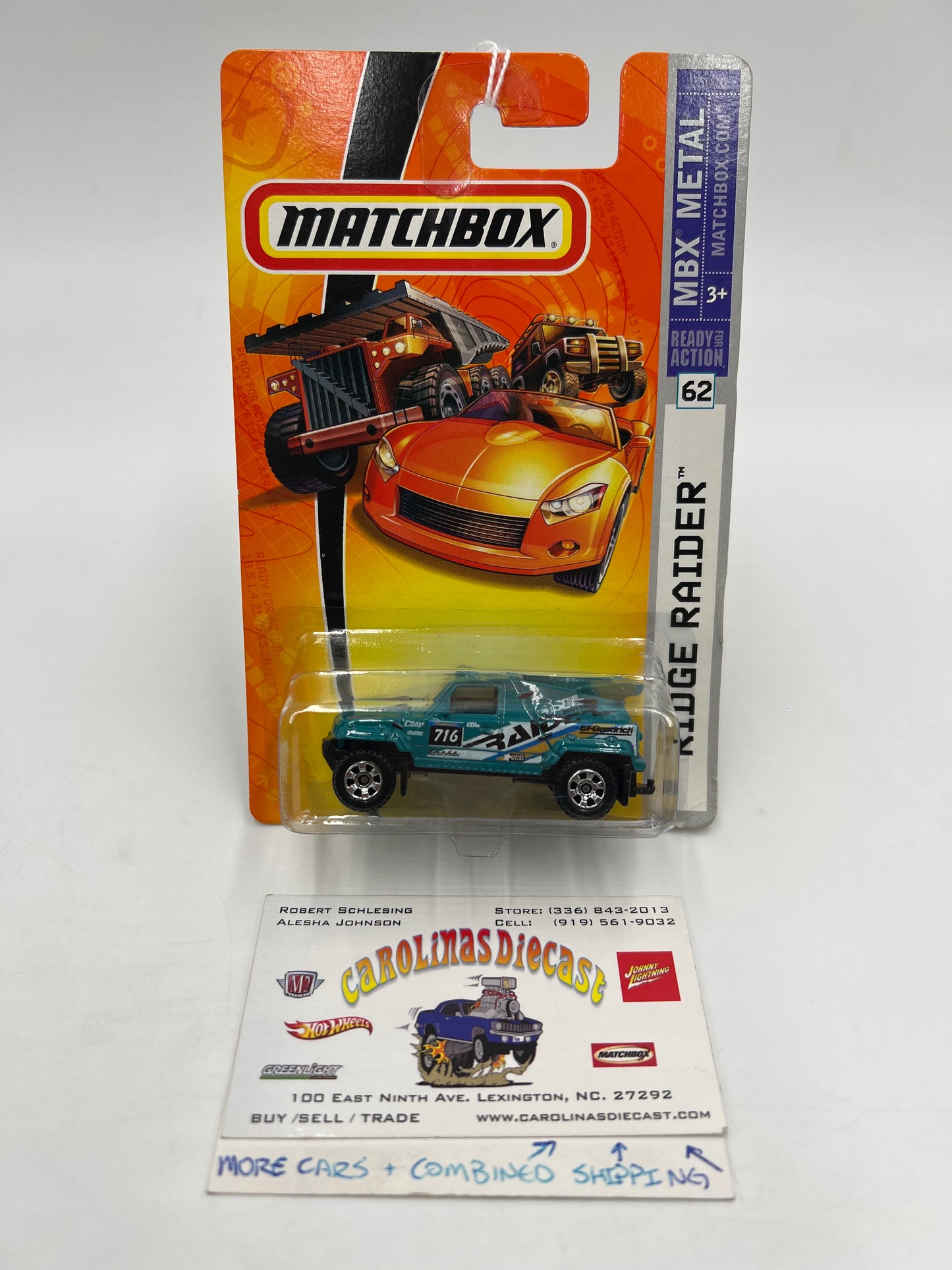 Matchbox MBX Metal #62 Ridge Raider Blue 216H