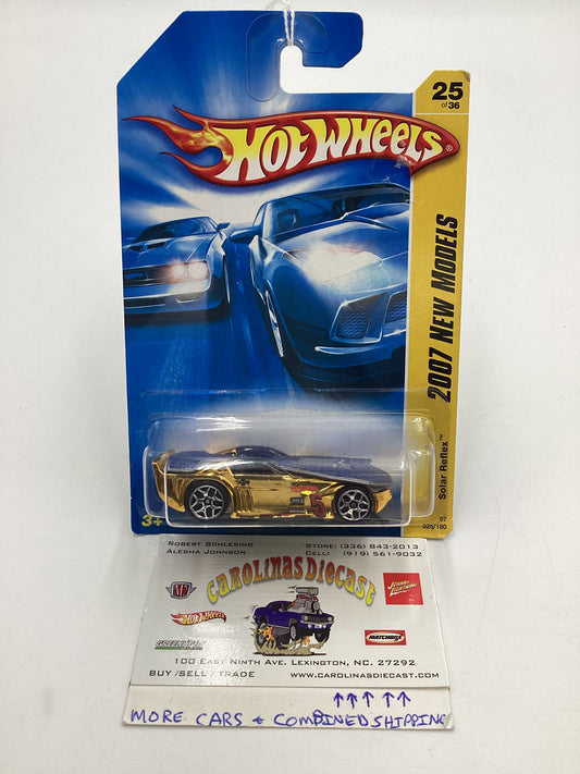 2007 Hot Wheels New Models #25 Solar Reflex Gold ii2