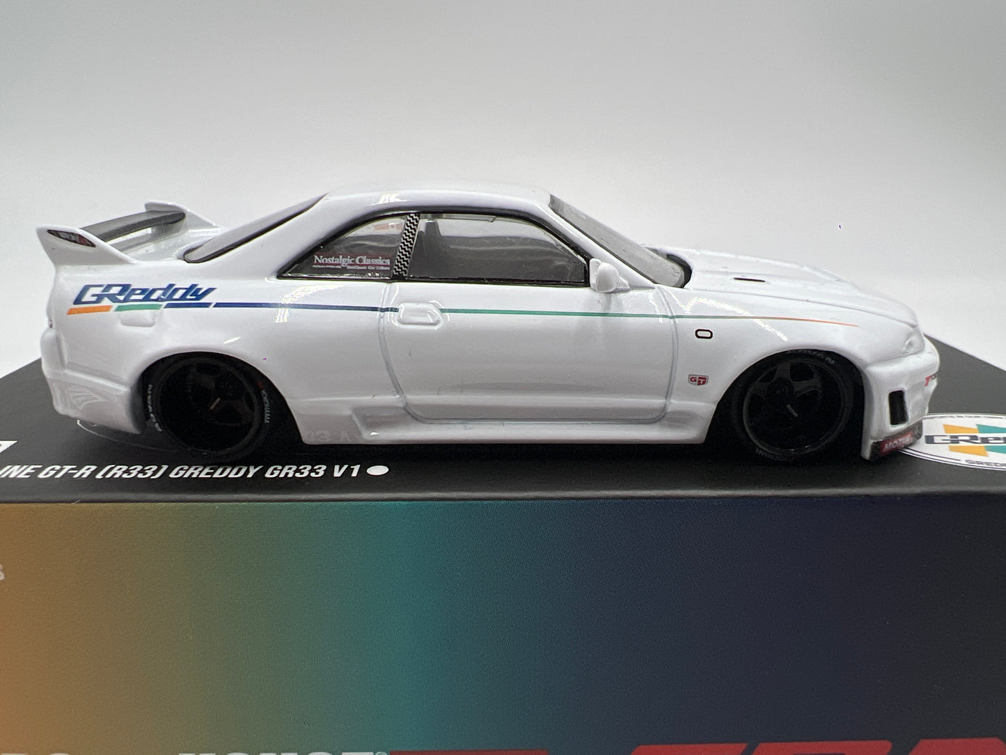 Mini GT Kaido House #113 Nissan Skyline GT-R R33 GRreddy GR33 V1 White
