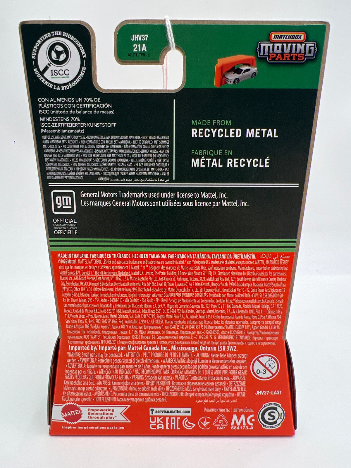 2026 Matchbox Moving Parts #46 2002 Chevy Blazer ZR2 4x4 Black