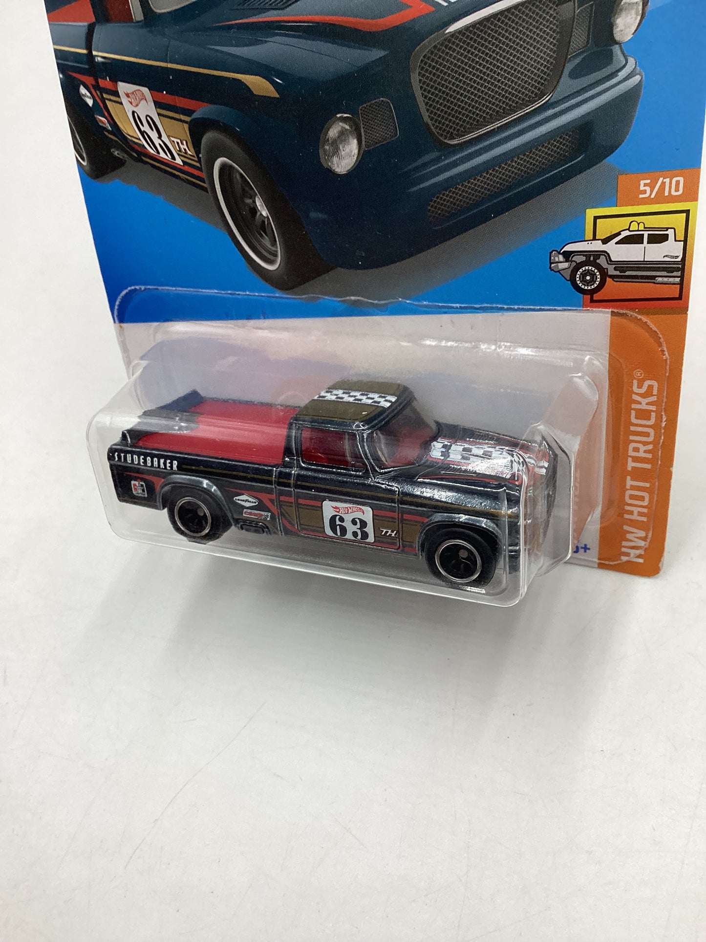 2022 Hot Wheels Super Treasure Hunt #093 63 Studebaker Champ W/ Protector