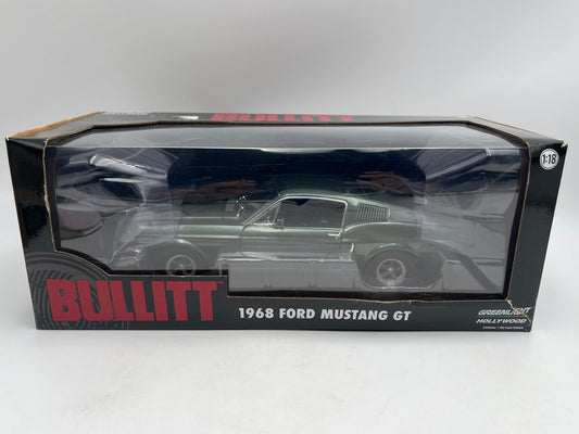Greenlight Hollywood 1:18 Scale Bullitt 1968 Ford Mustang GT Green