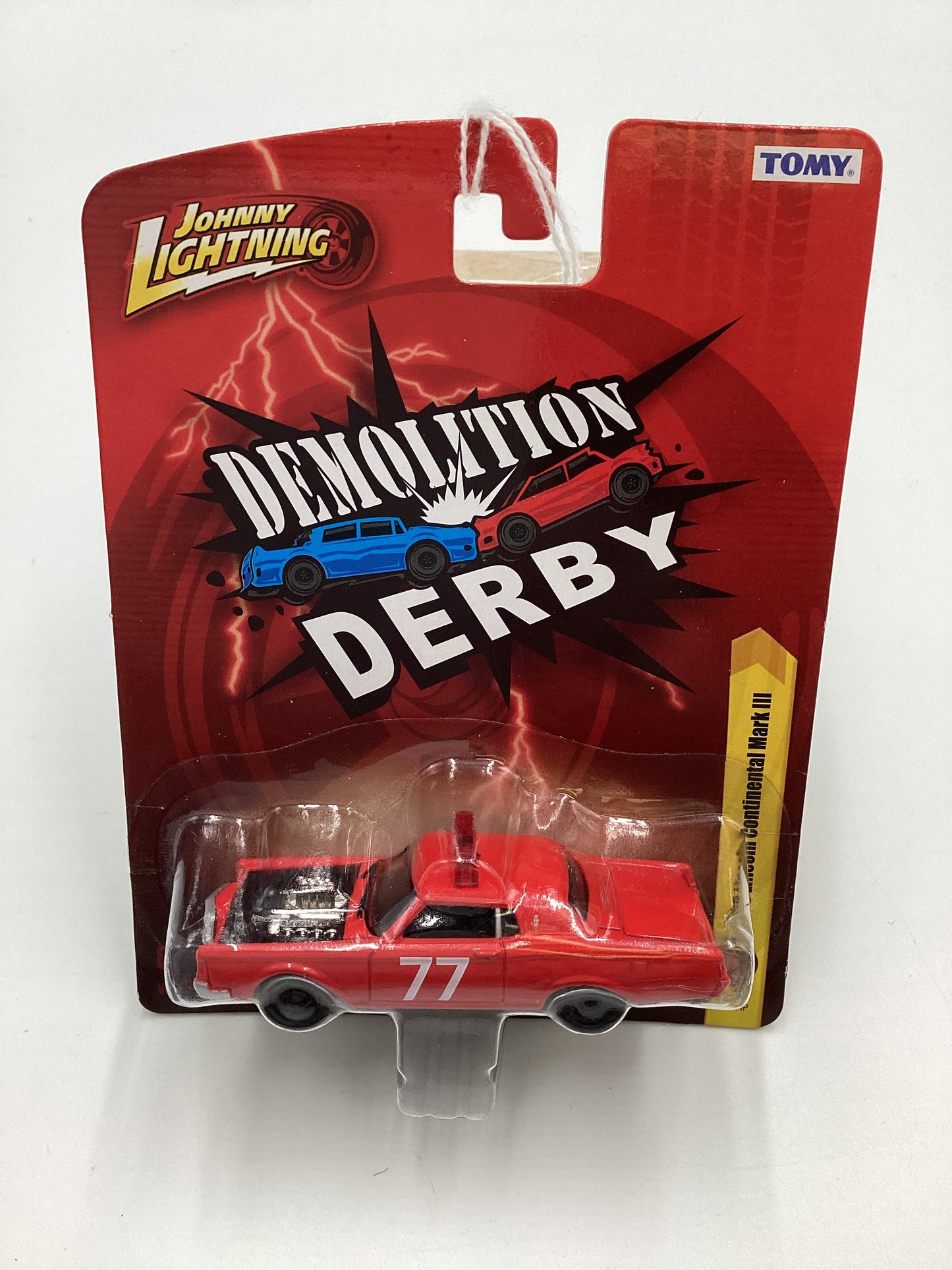 Johnny lightning Demolition Derby #26 1969 Lincoln Continental Mark III Red 227H