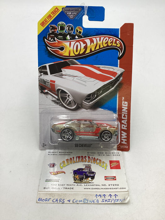 2013 Hot Wheels #137 69 Chevelle Transparent 3C