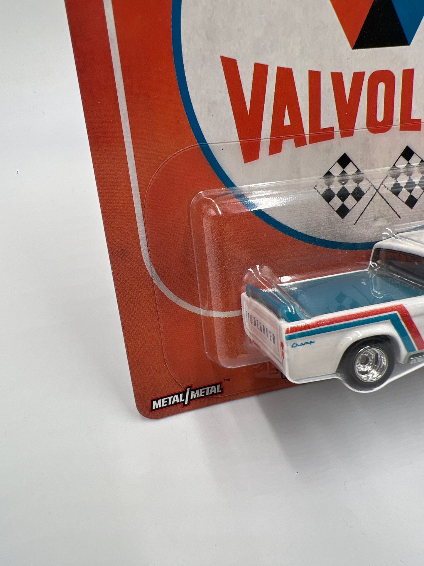 Hot Wheels Premium Vintage Oil #4 63 Studebaker Champ Valvoline White 241i