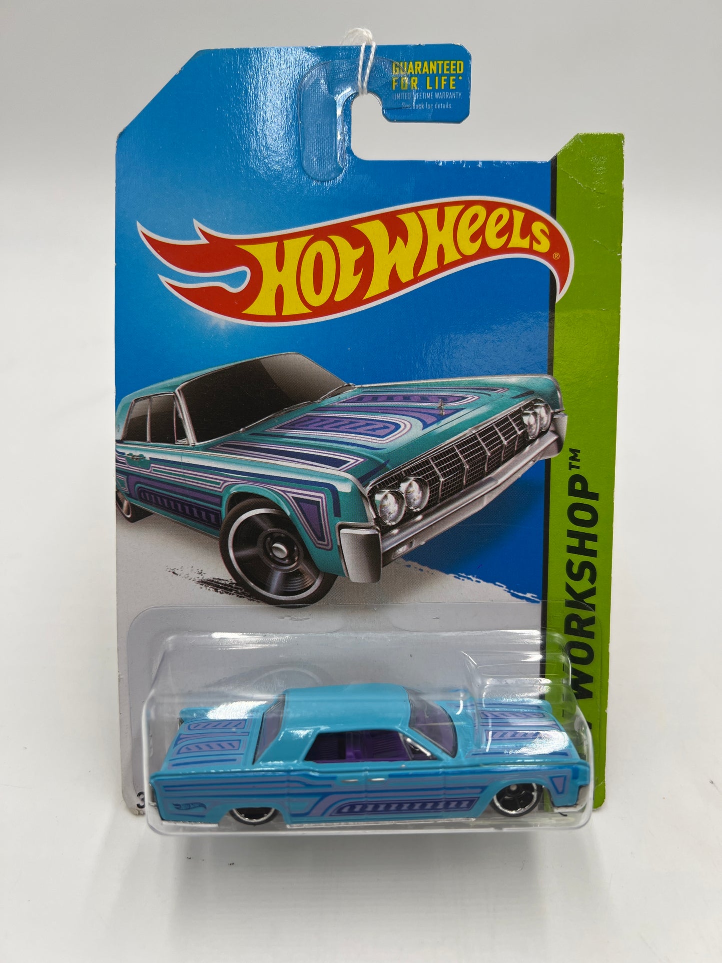 2014 Hot Wheels Workshop #208 64 Lincoln Continental *Card Not Perfect* 53F