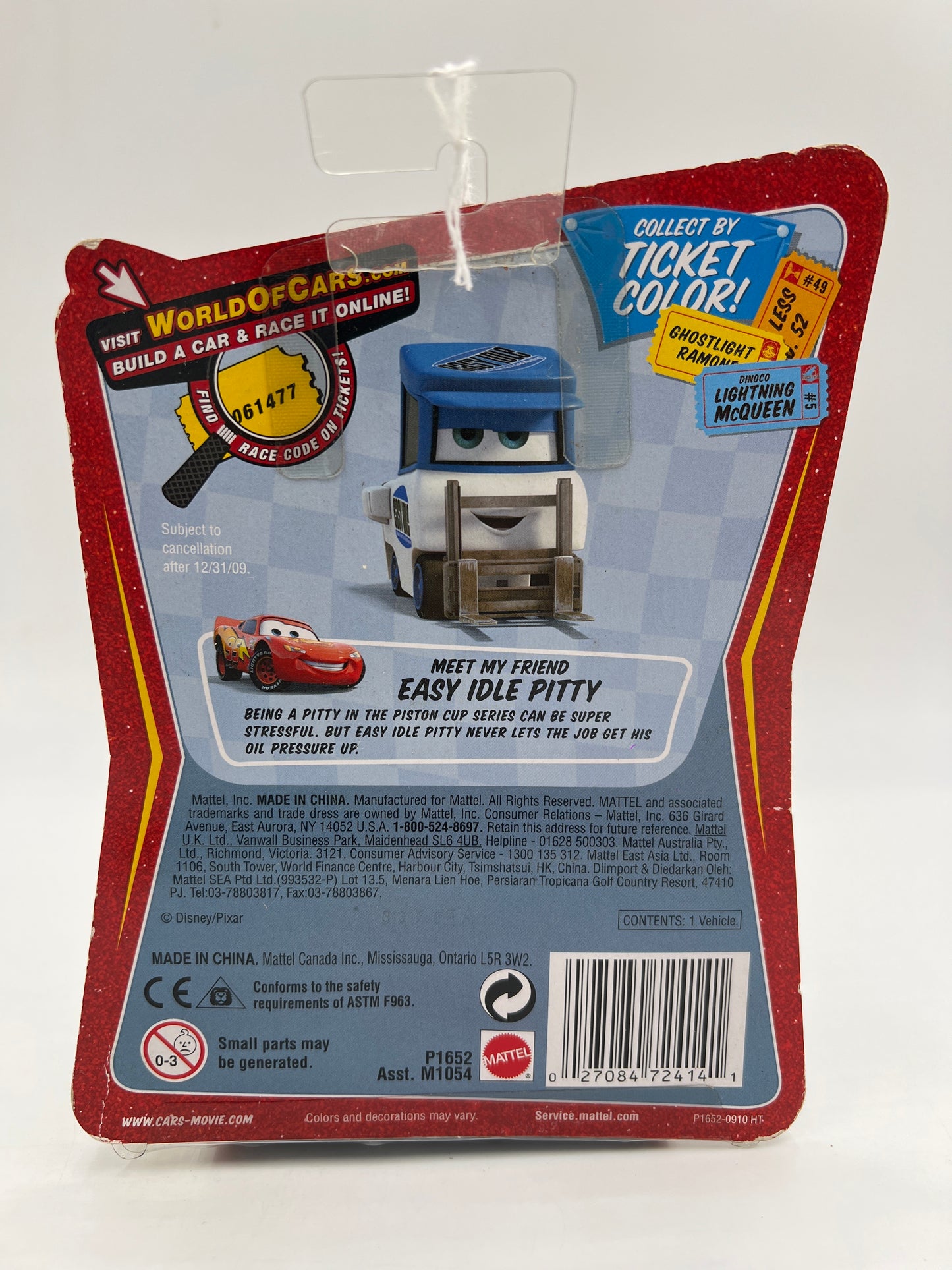 Disney Pixar The World Of Cars Race O Rama #90 CHASE Package Chuki 140B