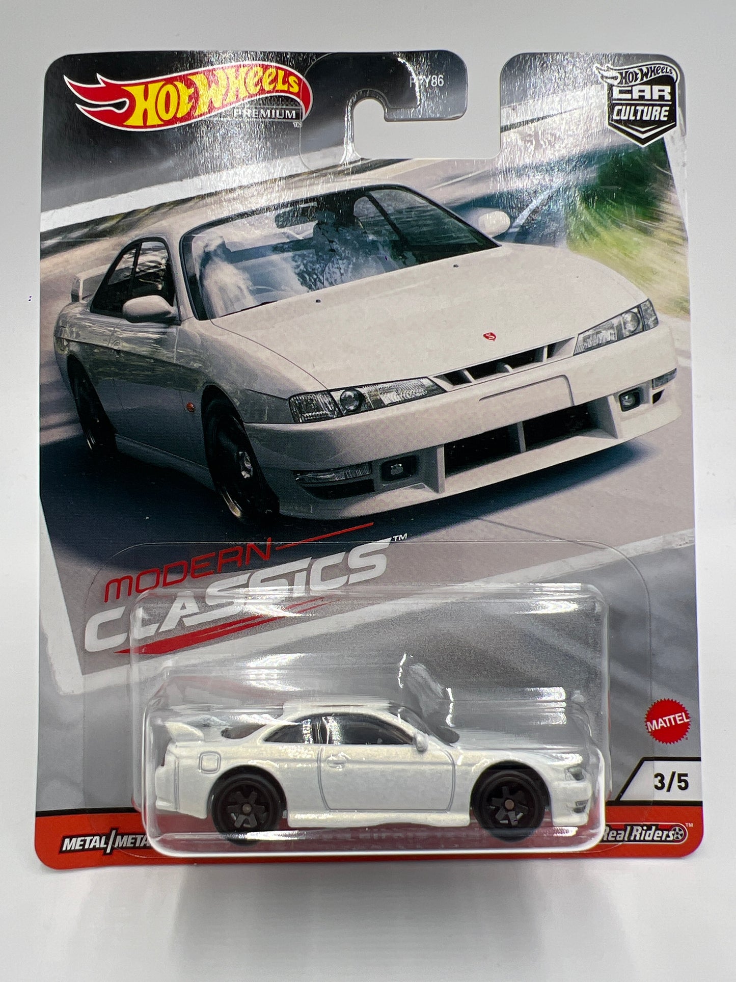 Hot Wheels Premium Modern Classics #3 Nissan Silvia S14 White 245A