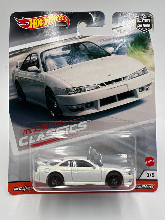 Hot Wheels Premium Modern Classics #3 Nissan Silvia S14 White 245A