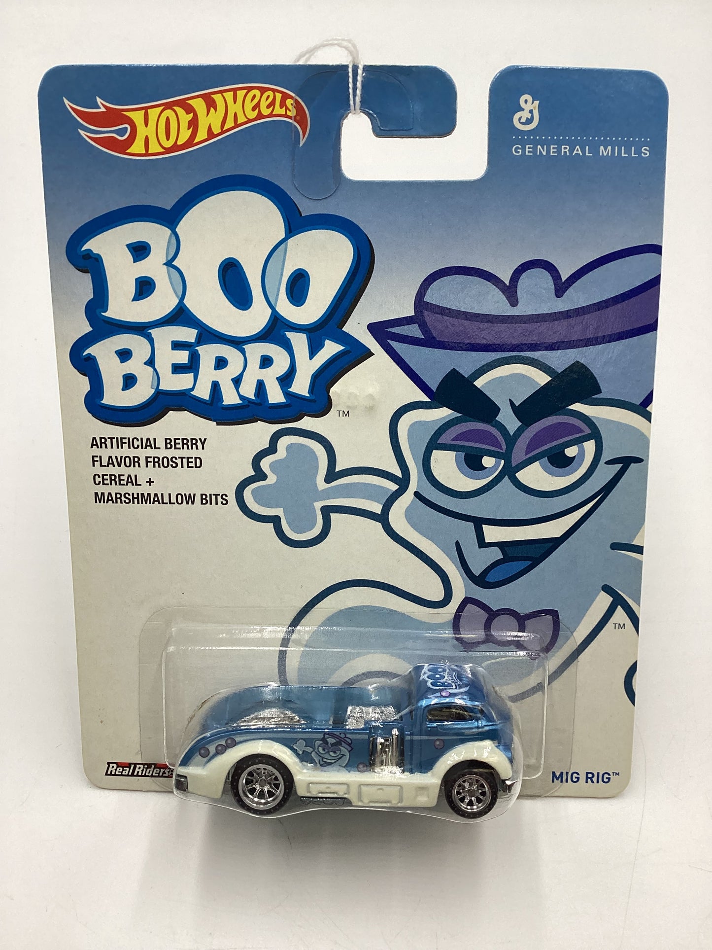 Hot Wheels Pop Culture General Mills Boo Berry Mig Rig Blue/White 262H