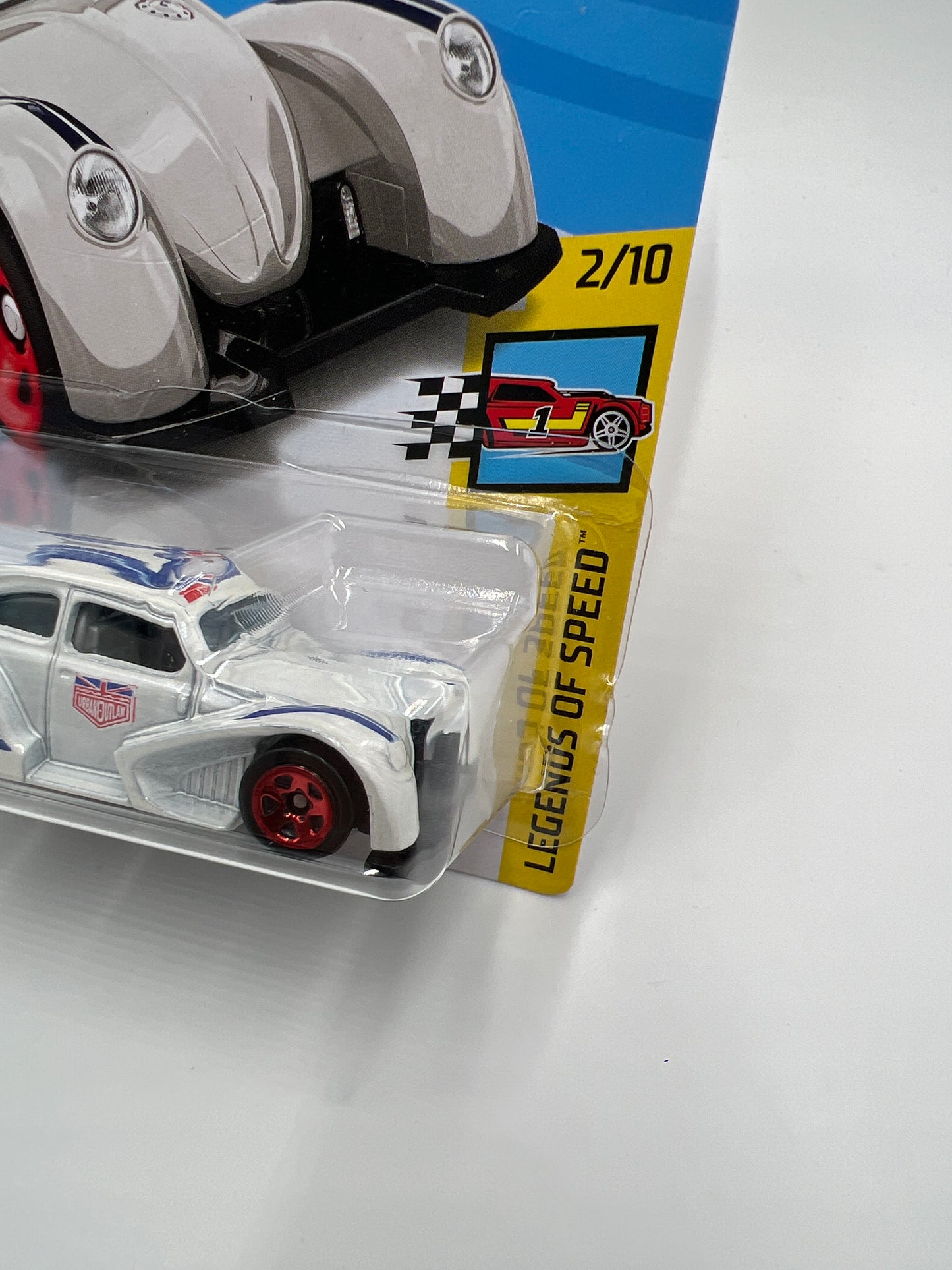 2018 Hot Wheels Legends Of Speed #147 Volkswagen Kafer Racer Magnus Walker White 96B