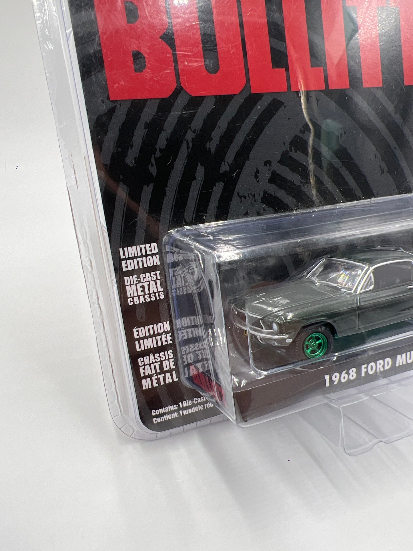 Greenlight Hollywood Bullitt Rare Package CHASE 1968 Ford Mustang GT Green