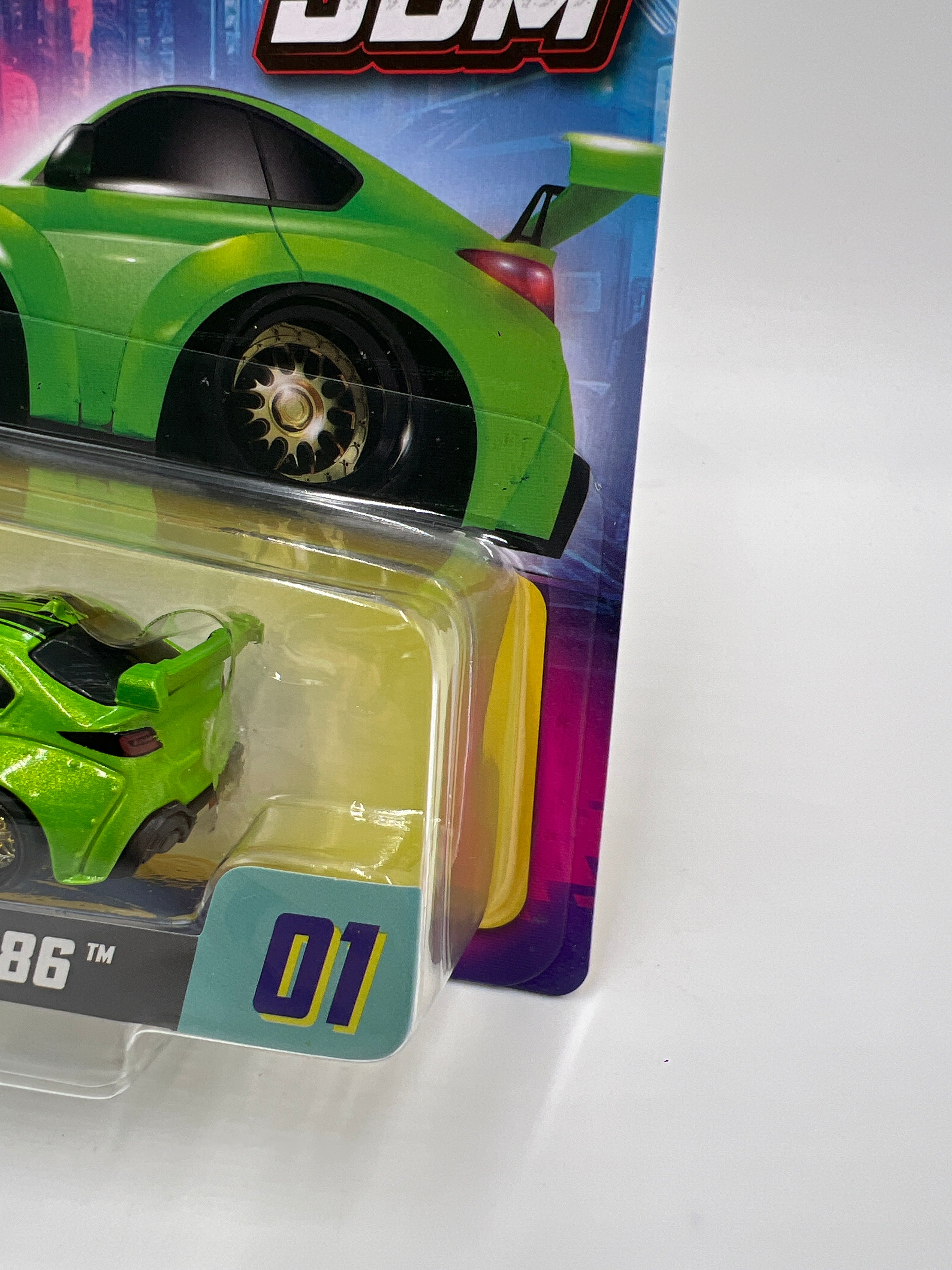 2025 MGA Car Tuned JDM Series 3 #1 22 Toyota GR86 Green 182A