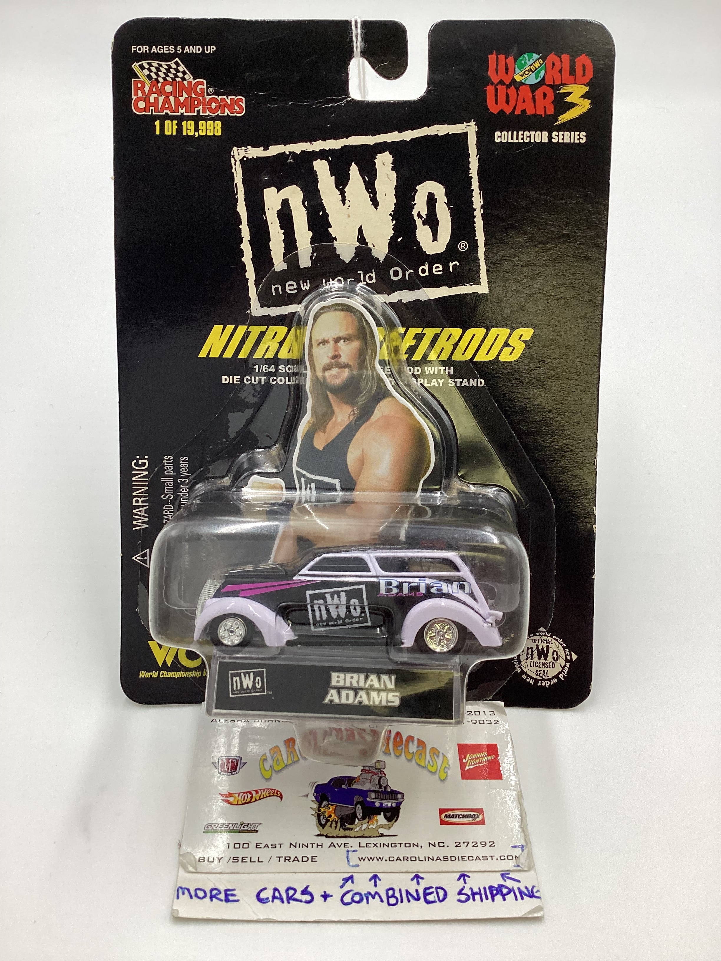 Racing Champions NWO Nitro Streetrods Brian Adams Boxotica Black