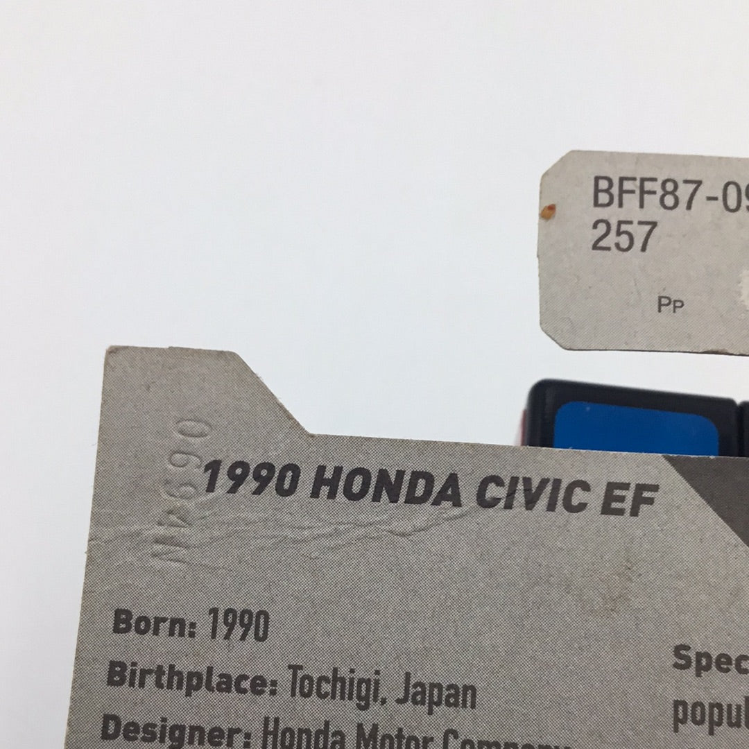 2014 Hot Wheels #30 1990 Honda Civic EF (BAD CARD)