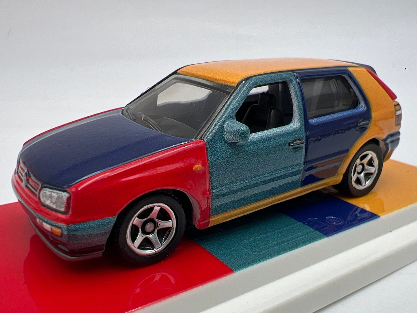 Matchbox RLC Mattel Creations 1995 Volkswagen Golf MK3 Harlequin